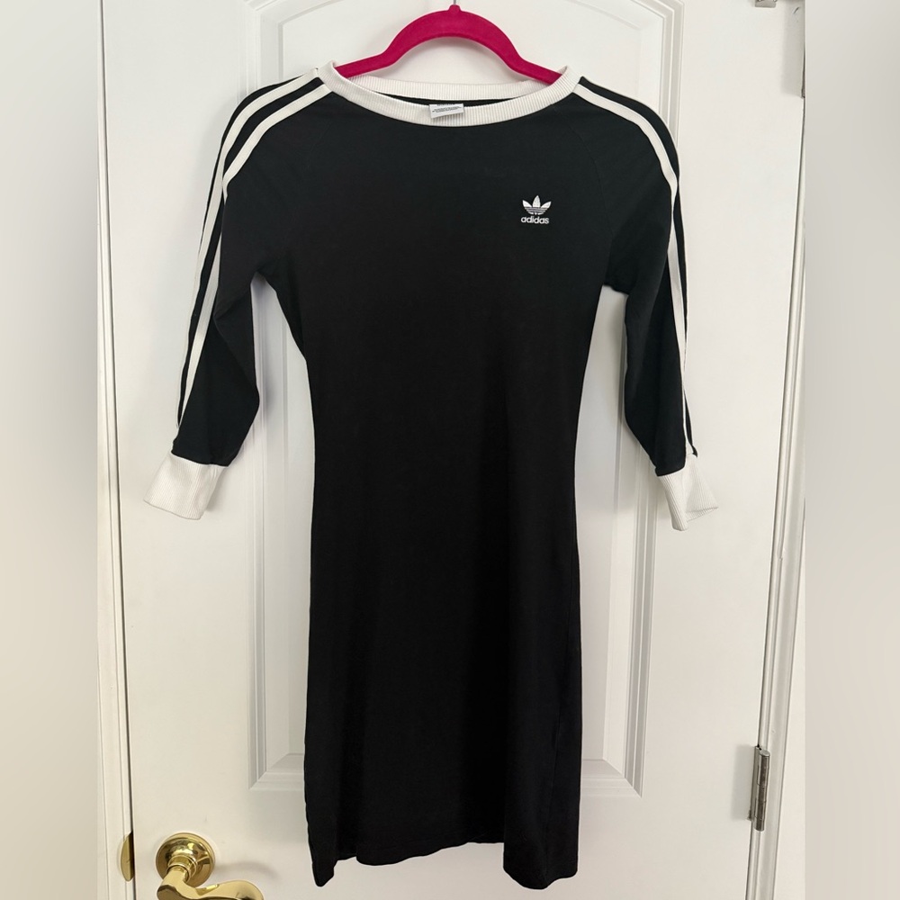 Adidas Black Raglan Sleeve Dress
